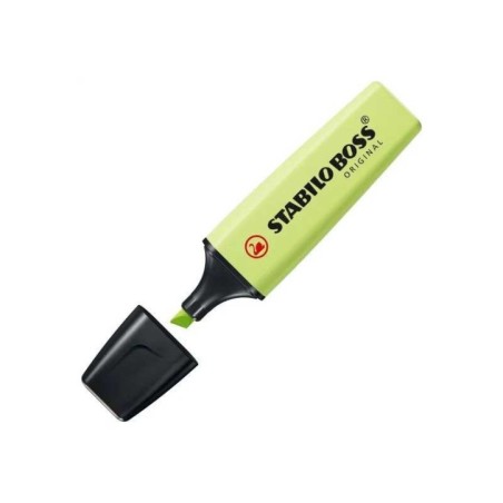 Marcador Fluorescente Stabilo BOSS Original 70/133 Pastel Lima