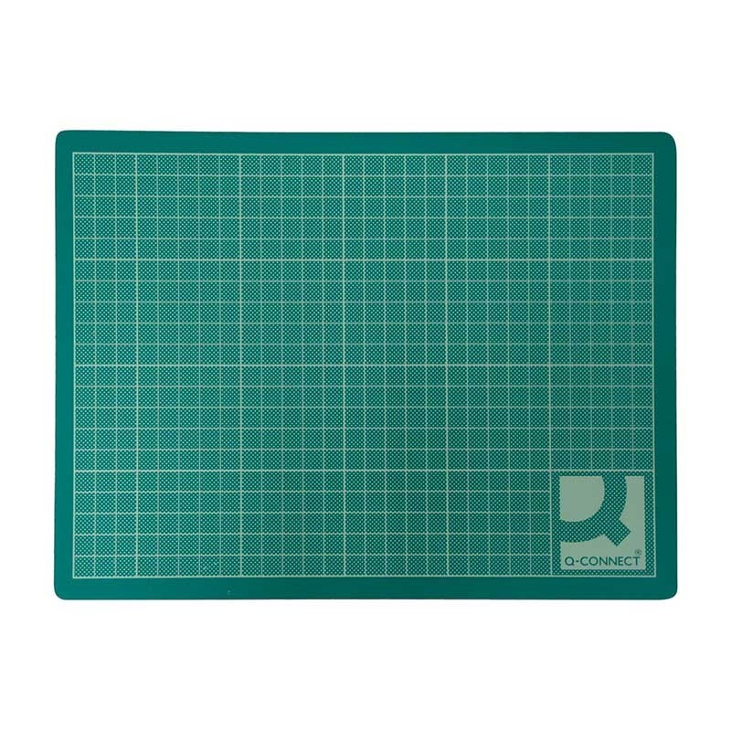 Base de Corte Q-Connect KF01135 22x30cm A4 Verde Base de Corte Q-Connect KF01135 22x30cm A4 Verde