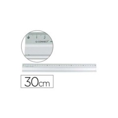 Régua Metálica Q-Connect KF00286 Alumínio 30cm