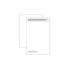 Envelope Saco Branco B4 250x353mm 100g Autodex Cx.250