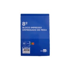 Bloco Impresso Restaurante A6 T202-P 2x 50 Folhas