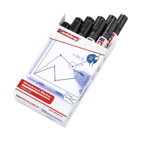 Marcador de Quadro Branco Edding 660-001 Preto