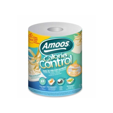 Rolo de Cozinha Amoos 26mtsx20,7cm 3 Folhas Branco
