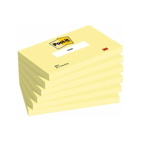 Bloco de Notas Adesivas Post-it 3M 655 76x127mm 100F Amarelo