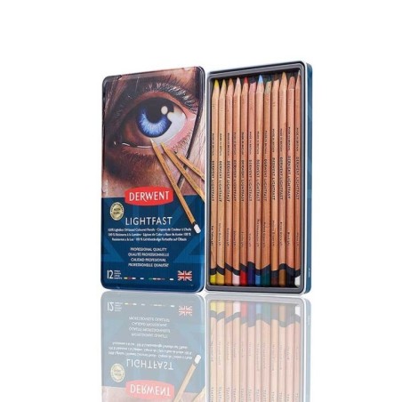 Lápis de Cor Derwent Lightfast 2302719 Cx.12