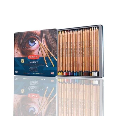 Lápis de Cor Derwent Lightfast 2302720 Cx.24