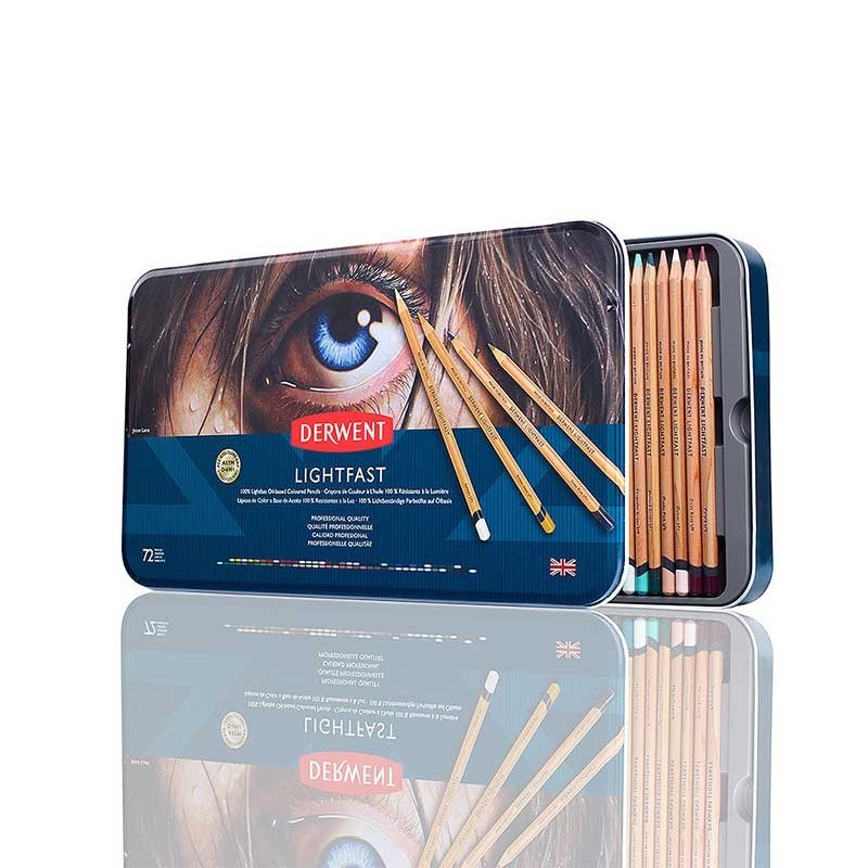 Lápis de Cor Derwent Lightfast 2302722 Cx.72
