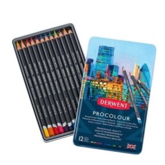 Lápis de Cor Derwent Procolour 2302505 Cx.12