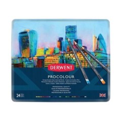 Lápis de Cor Derwent Procolour 2302506 Cx.24