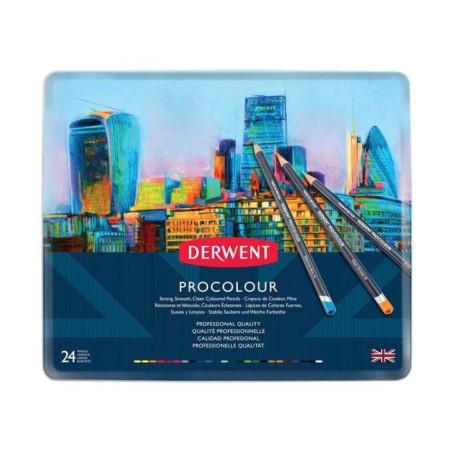 Lápis de Cor Derwent Procolour 2302506 Cx.24