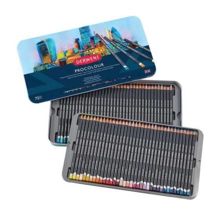 Lápis de Cor Derwent Procolour 2302508 Cx.72
