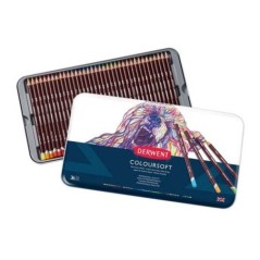 Lápis de Cor Derwent Coloursoft 701028 Cx.36
