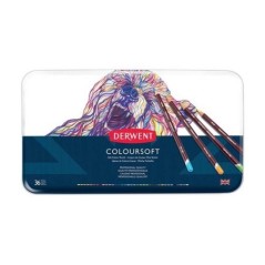Lápis de Cor Derwent Coloursoft 701028 Cx.36