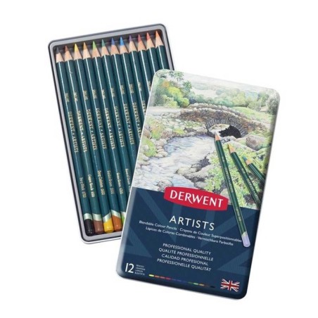 Lápis de Cor Derwent Artists 32092 Cx.12