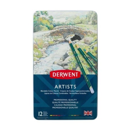 Lápis de Cor Derwent Artists 32092 Cx.12