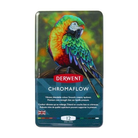 Lápis de Cor Derwent Chromaflow 2305856 Cx.12