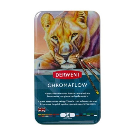 Lápis de Cor Derwent Chromaflow 2305857 Cx.24