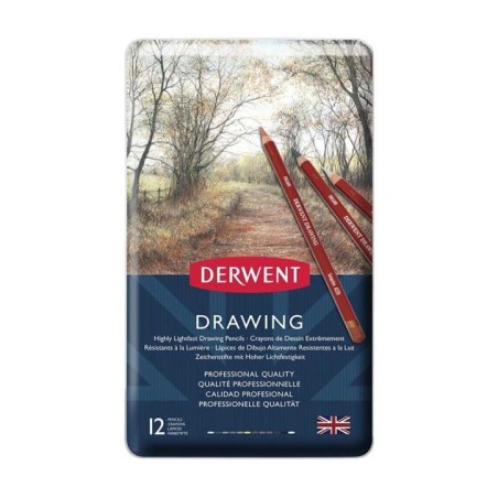 Lápis de Cor Derwent Drawing 700671 Cx.12