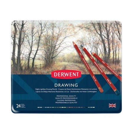 Lápis de Cor Derwent Drawing 700672 Cx.24