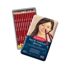 Lápis de Cor Derwent Pastel Portrait 2300563 Cx.12