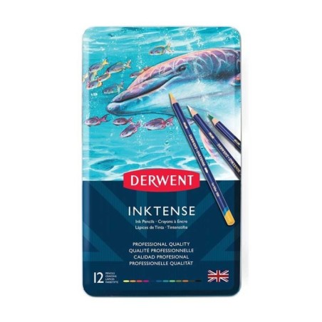 Lápis de Cor Derwent Inktense 700928 Cx.12