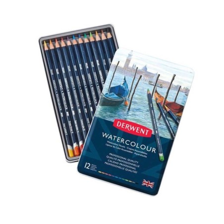 Lápis de Cor Derwent Watercolour 32881 Cx.12