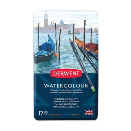 Lápis de Cor Derwent Watercolour 32881 Cx.12