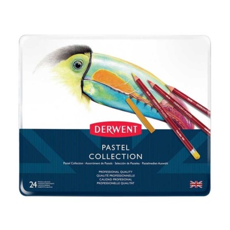 Conjunto Lápis Cor+Barras Derwent Pastel Collection 700301 Cx.24