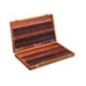 Lápis de Cor Derwent Coloursoft 701031 Cx. Madeira 72 Peças
