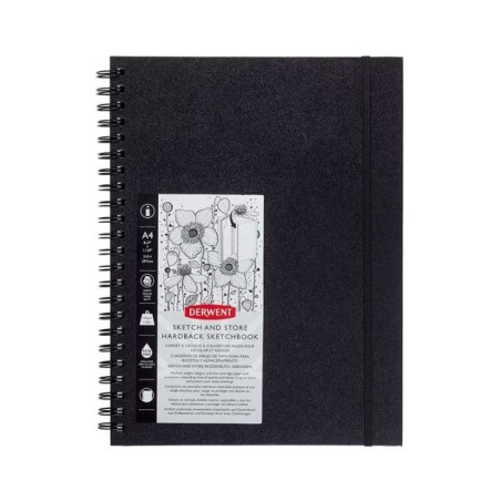 Bloco de Desenho Derwent 2102178 A4 Sketch & Store 56F 165g