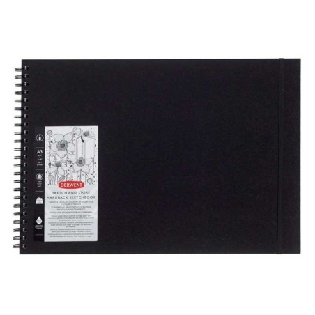 Bloco de Desenho Derwent 2102174 A3 Sketch & Store 56F 165g