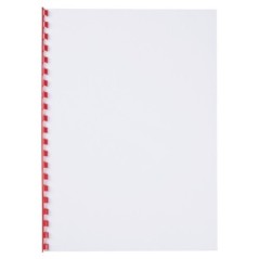 Argola Plástico GBC CombBind  6,0mm 4028213 Redonda Cx.100 Vermelho