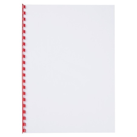 Argola Plástico GBC CombBind  6,0mm 4028213 Redonda Cx.100 Vermelho