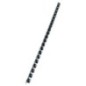 Argola Plástico GBC CombBind  8,0mm 4028174 Redonda Cx.100 Preto