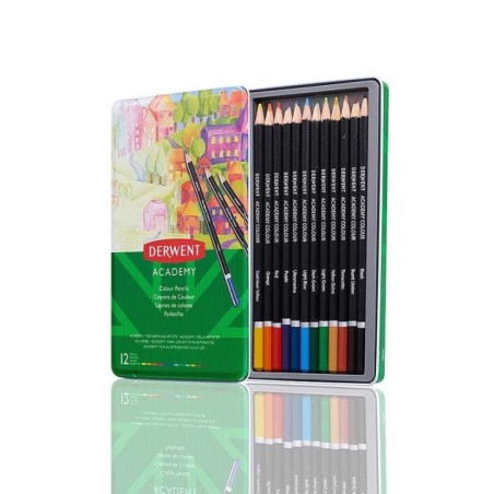 Lápis de Cor Derwent Academy Colour 2301937 Cx.12