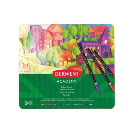 Lápis de Cor Derwent Academy Colour 2301938 Cx.24