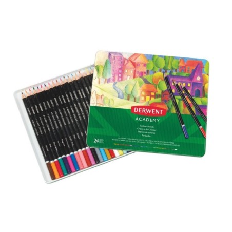 Lápis de Cor Derwent Academy Colour 2301938 Cx.24