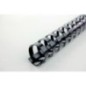 Argola Plástico GBC CombBind  8,0mm 4028174 Redonda Cx.100 Preto