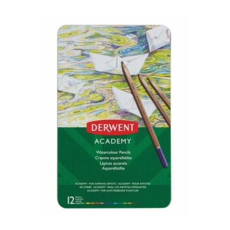 Lápis de Cor Derwent Academy Watercolour 2301941 Cx.12