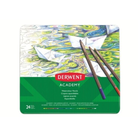 Lápis de Cor Derwent Academy Watercolour 2301942 Cx.24