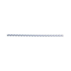 Argola Plástico GBC CombBind  8,0mm 4028194 Redonda Cx.100 Branco