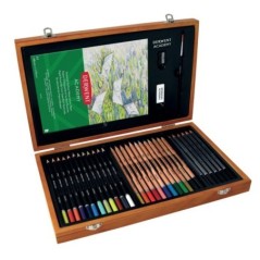 Conjunto Lápis Cor + Grafite Derwent Academy 2300147 Cx.30