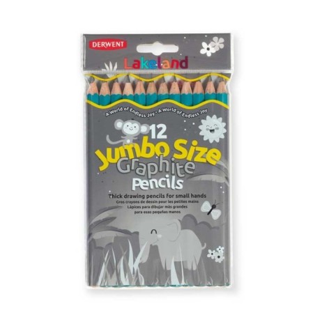 Lápis de Grafite Derwent 700267 Lakeland Jumbo HB Cx.12