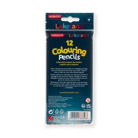 Lápis de Cor Derwent Lakeland Colouring 33356 Cx.12