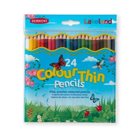 Lápis de Cor Derwent Lakeland Colourthin 700269 Cx.24