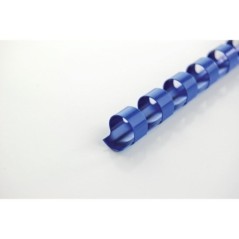 Argola Plástico GBC CombBind  8,0mm 4028234 Redonda Cx.100 Azul