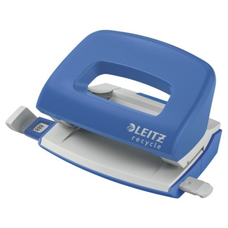Furador Leitz Recycle NeXXt Mini 5010-00-35 10 Folhas 2 Furos Azul