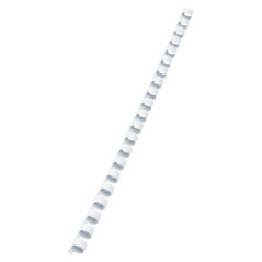 Argola Plástico GBC CombBind 10,0mm 4028195 Redonda Cx.100 Branco