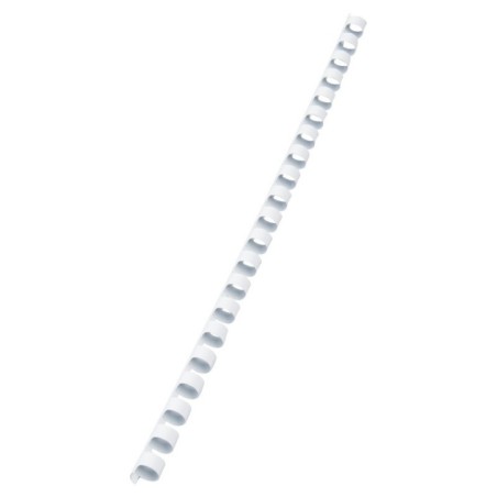 Argola Plástico GBC CombBind 10,0mm 4028195 Redonda Cx.100 Branco