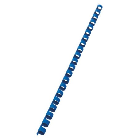Argola Plástico GBC CombBind 10,0mm 4028235 Redonda Cx.100 Azul